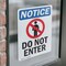 Signmission Do Not Enter Sign, Vinyl Decal, 7in W x 10in L, 2PK OS-2PACK-NS-D-710-V-11219 - alternate 2